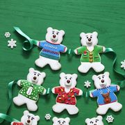 christmas cookies polar bear sugar cookies