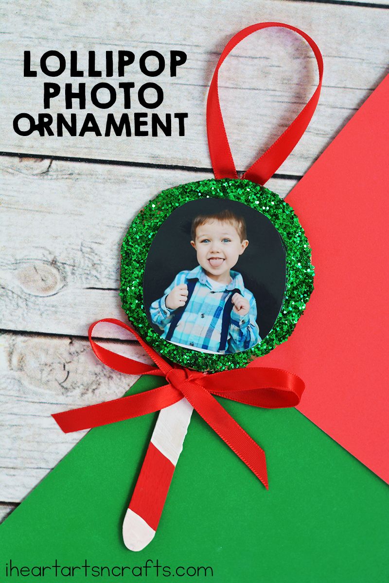 christmas crafts for kids photo ornament