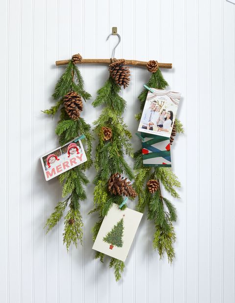 diy christmas decorations diy garland card holder