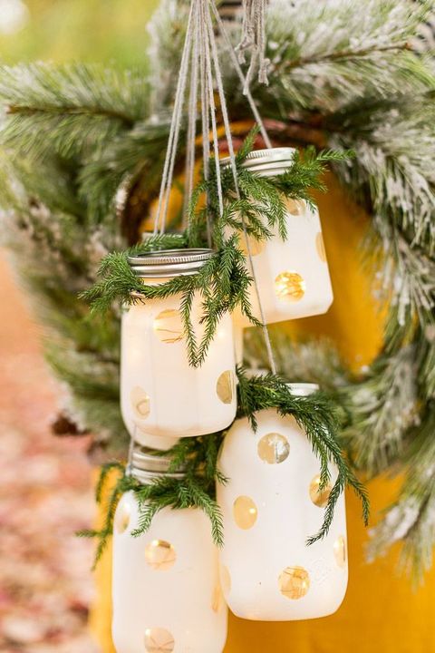 christmas crafts like mason jars