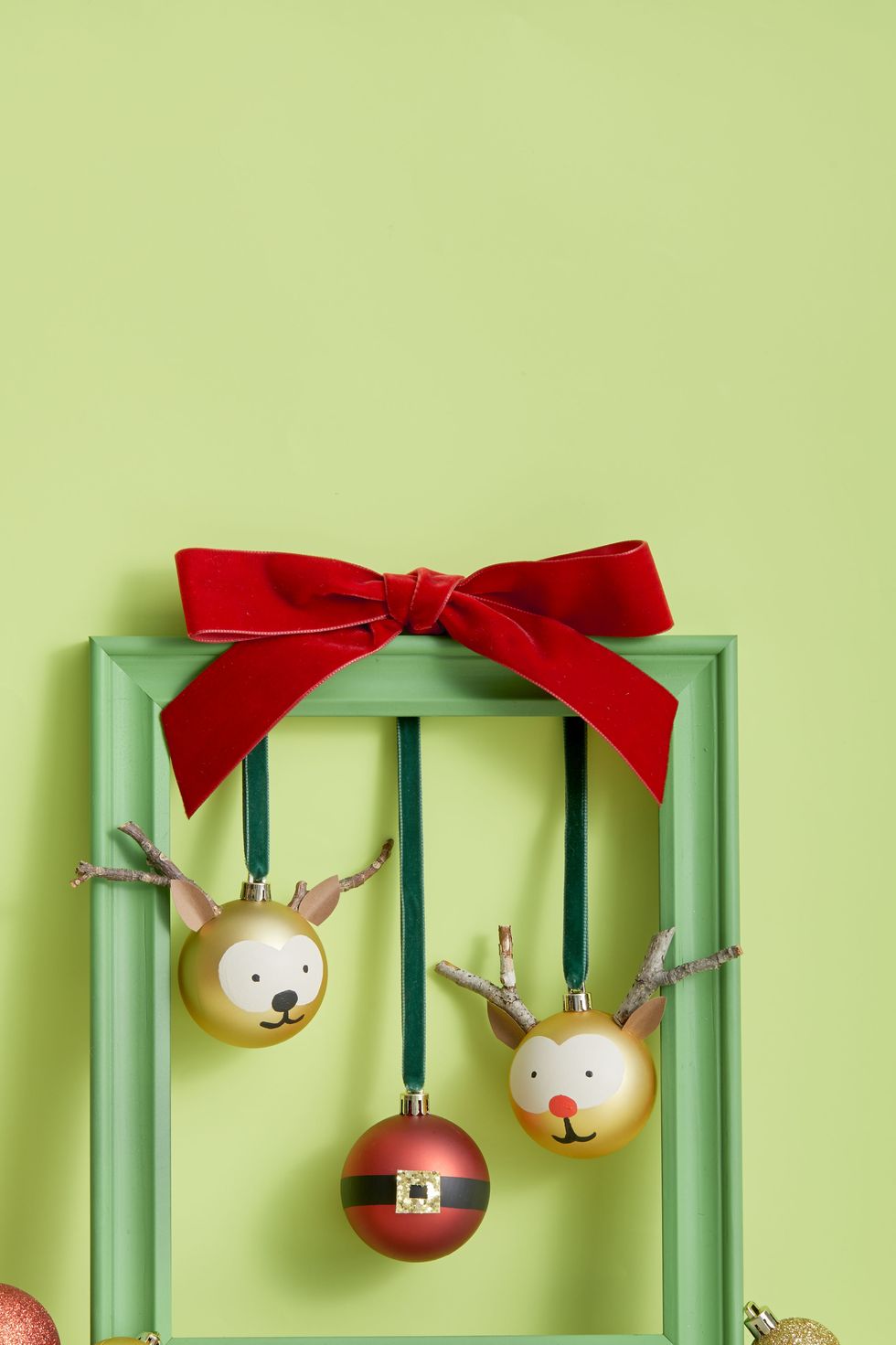 diy christmas decorations ornament frame craft