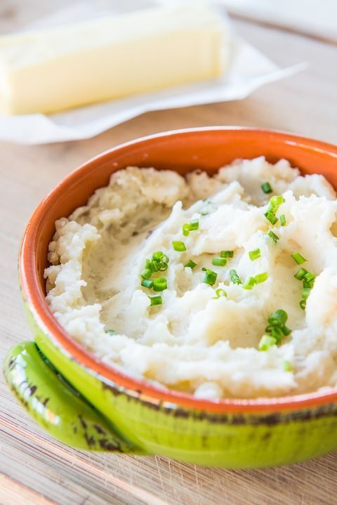 slow cooker mashed potatoes with chives