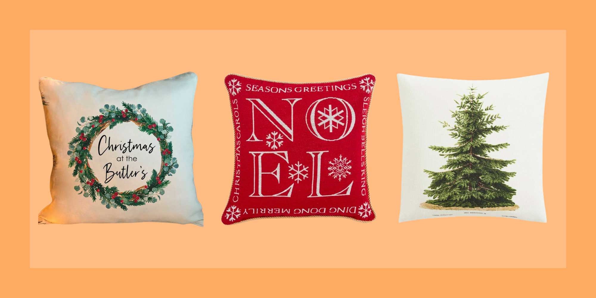 The best Christmas cushions to scatter across your sofa