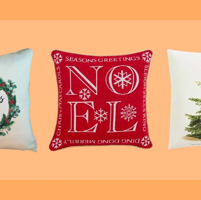 Hand Tufted Christmas Pillow Cover,embroidered Santa Cushion Cover, Winter  Holiday Home Decor Rug,merry Christmas Ornament,noel Gift 