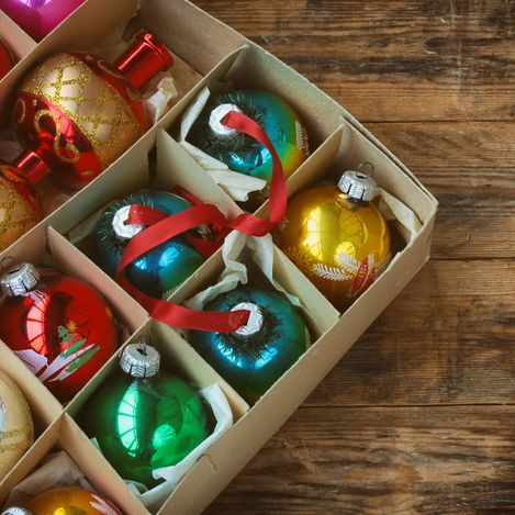 Holiday Storage Solution: A Non-Plastic Box for Ornaments - The