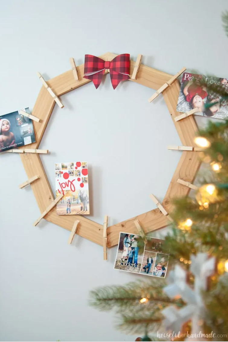 christmas decoration ideas wood christmas wreath