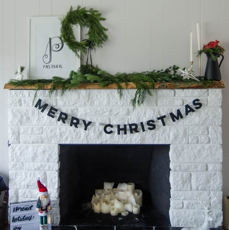 christmas decoration ideas letter banner