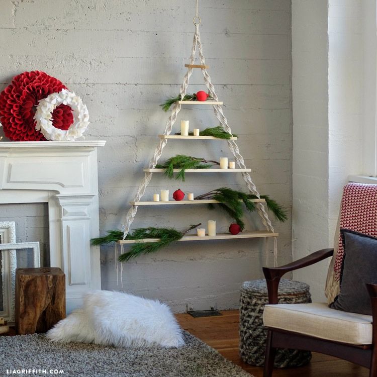 christmas decoration ideas macrame tree