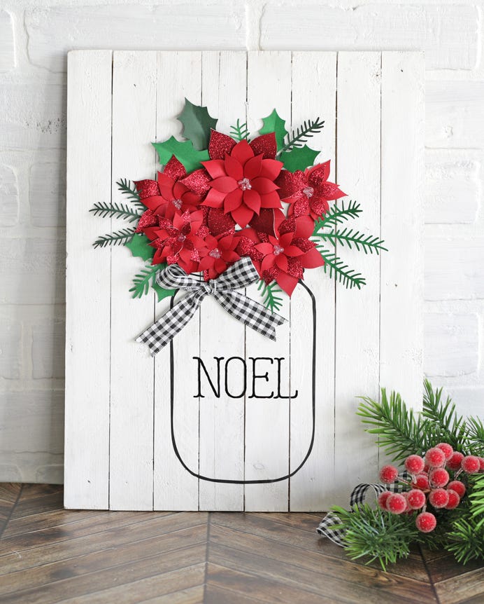 christmas decoration ideas mason jar christmas sign