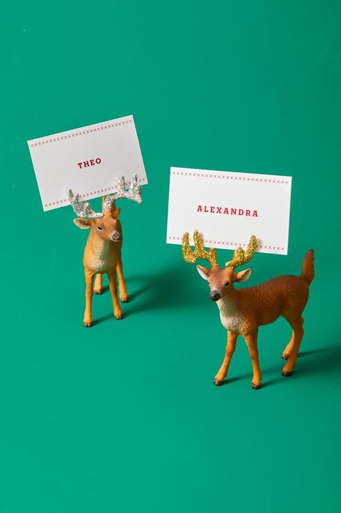reindeer place card holders