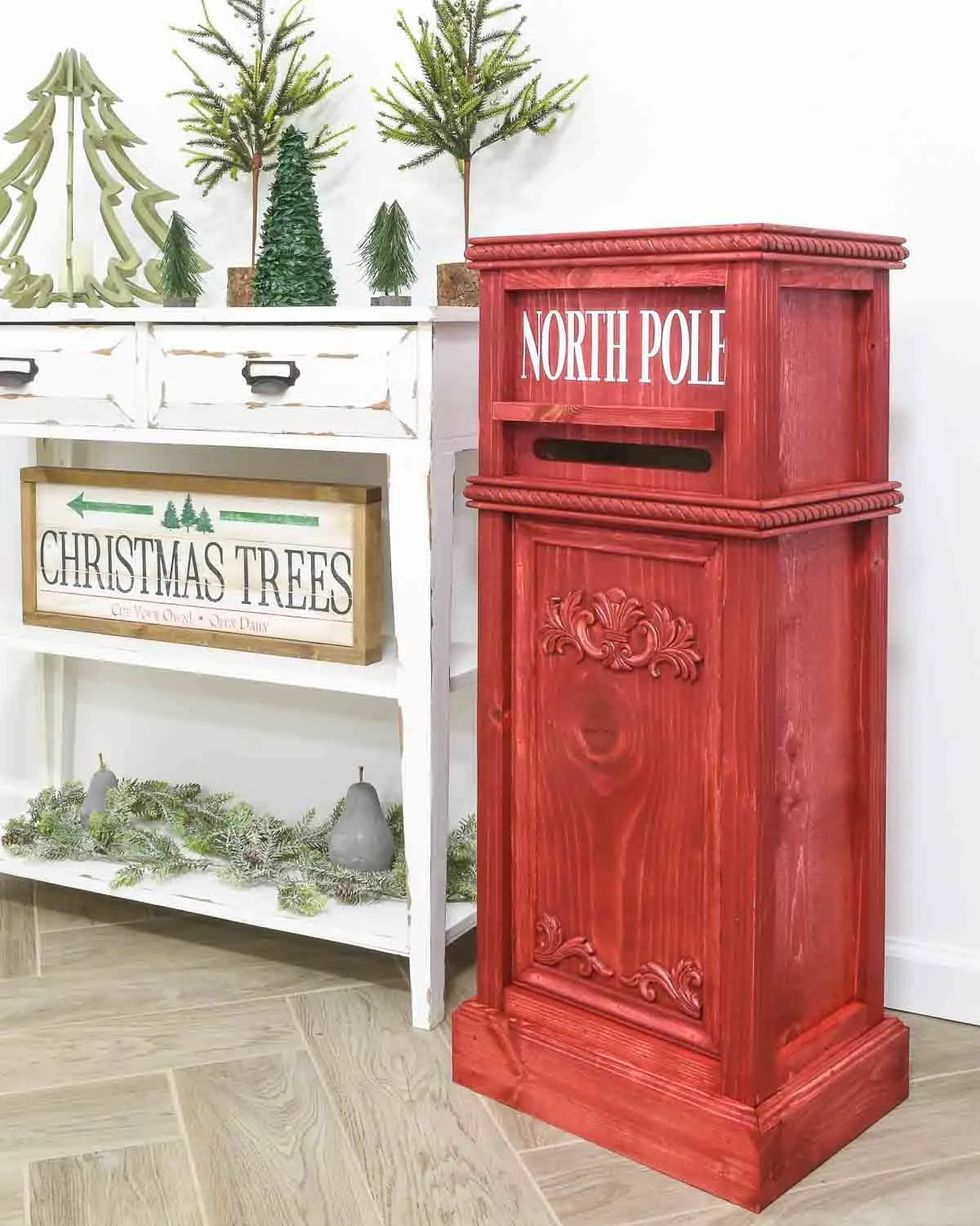 christmas decoration ideas santa mailbox