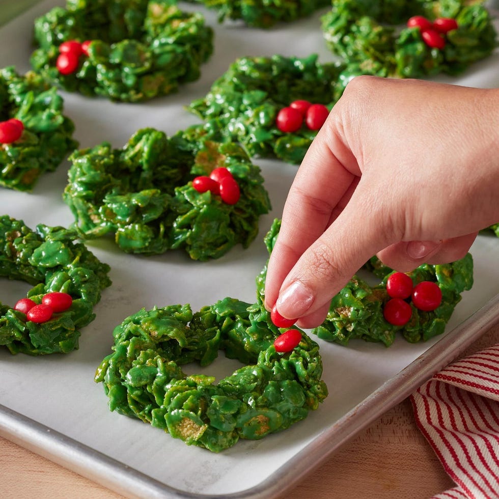 christmas dessert recipes cornflake wreaths