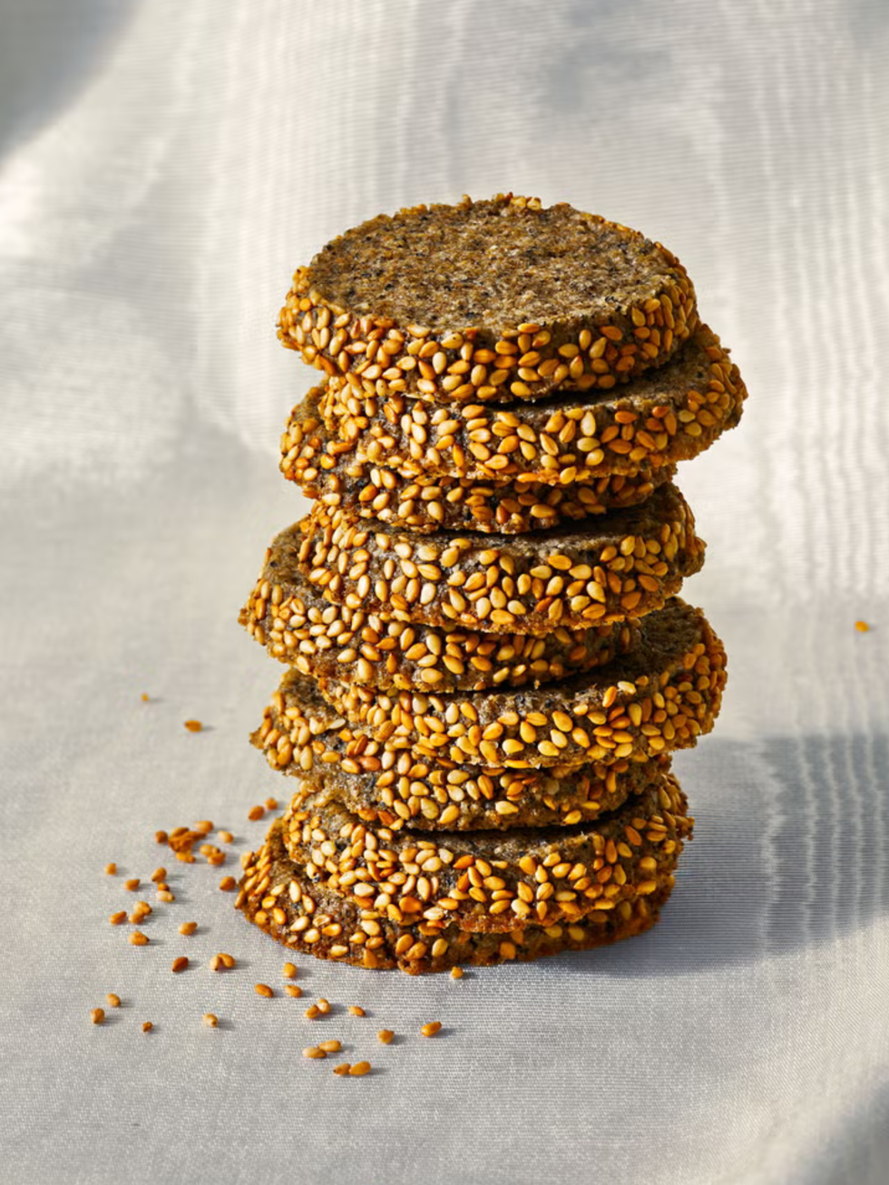 christmas desserts black sesame sables