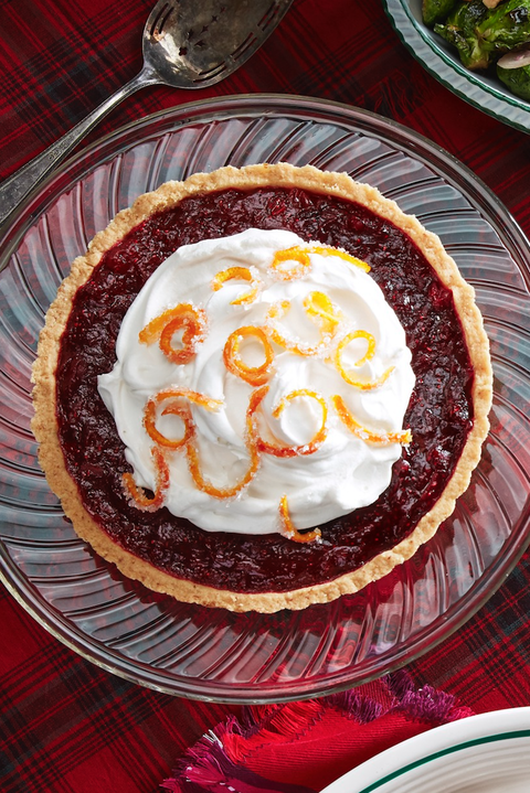 christmas desserts cranberry tart
