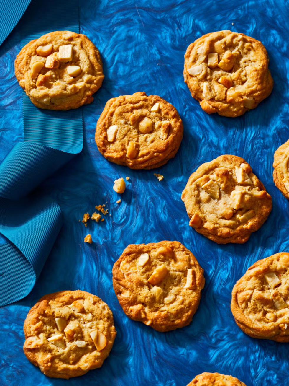 christmas desserts white chocolate macadamia cookies