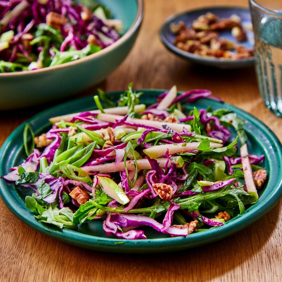 christmas dinner menu cabbage salad