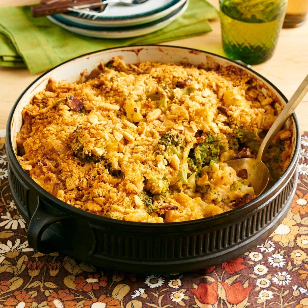 cauliflower and broccoli casserole bacon