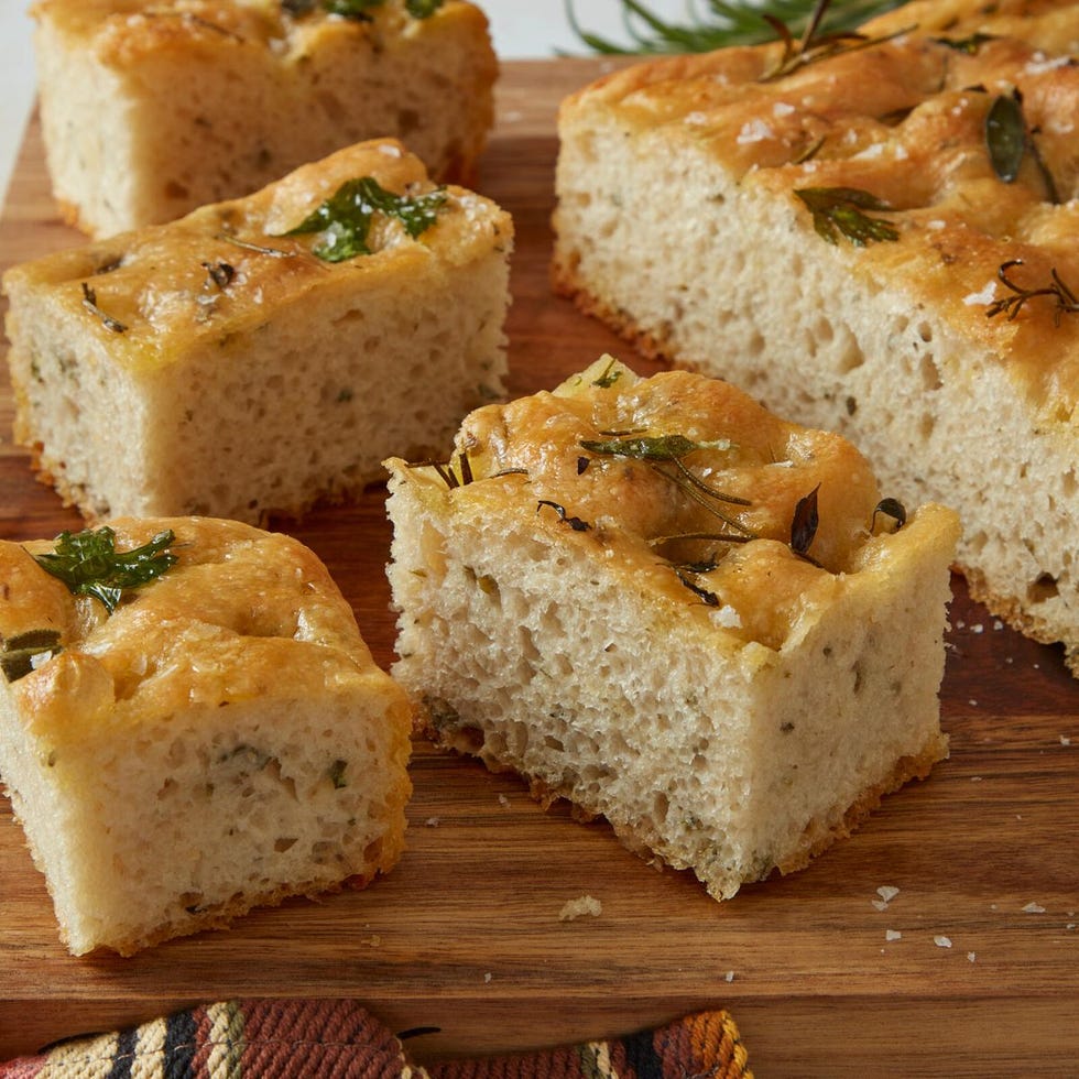 christmas dinner menu herb focaccia