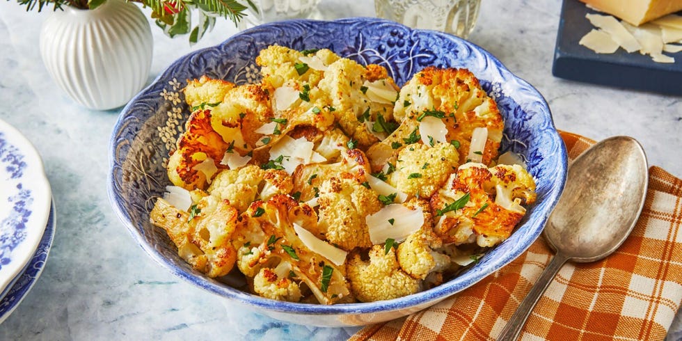 christmas dinner menu roasted cauliflower