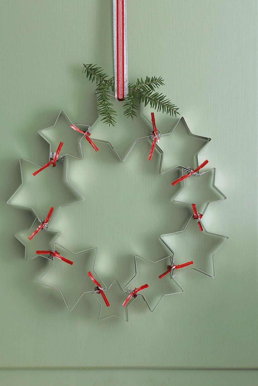christmas door decorations cookie cutter wreath
