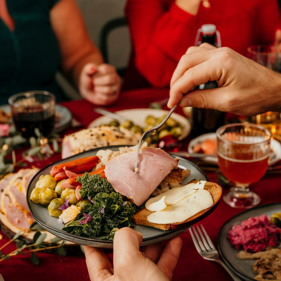 christmas food smorgasbord