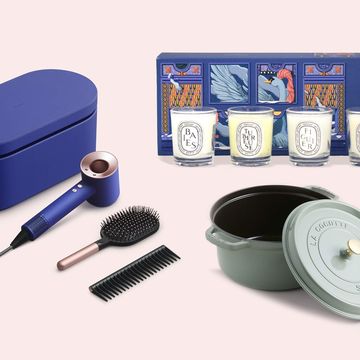 dyson holiday set, staub cookware, diptyque candles