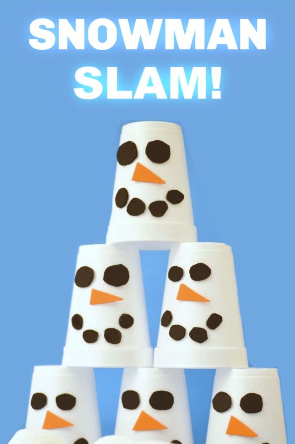 christmas games for kids snowman slam