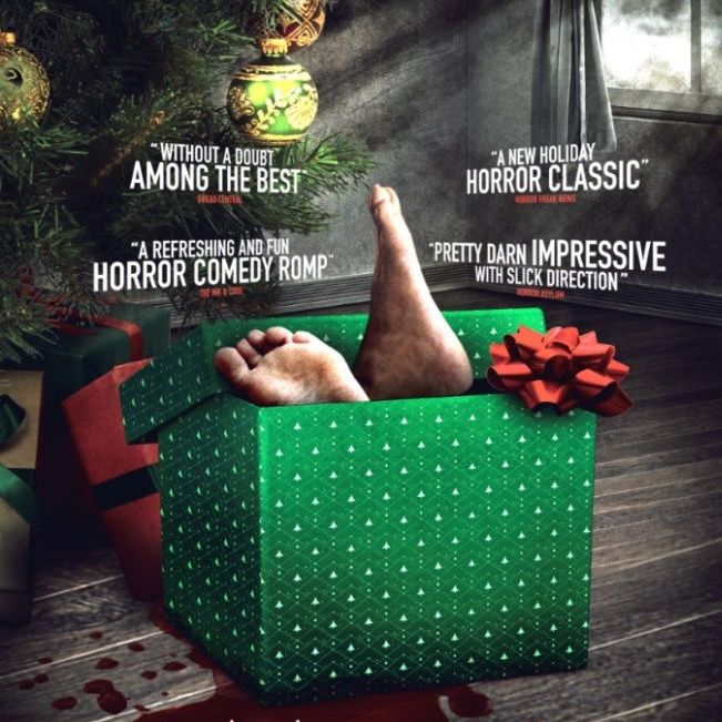 the poster for mercy christmas, a good housekeeping pick for best christmas horror movies