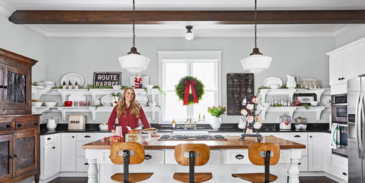 36 Kitchen Christmas Decorating Ideas - How to Decorate Your ...