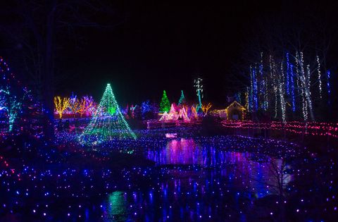 christmas light displays maine botanical gardens