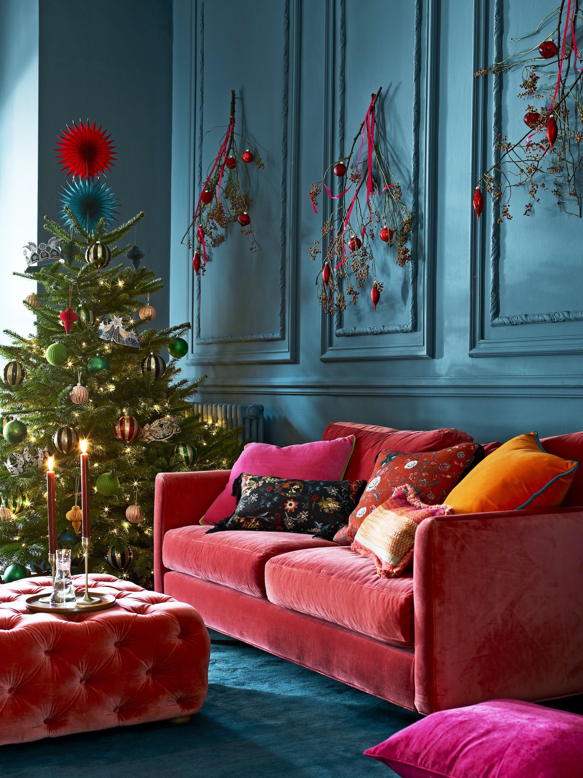 Living room deals christmas decor ideas