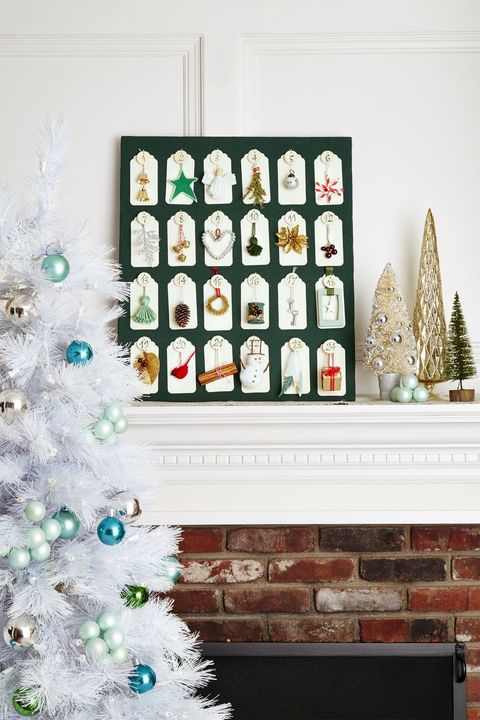 christmas mantel decorations ornament advent calendar
