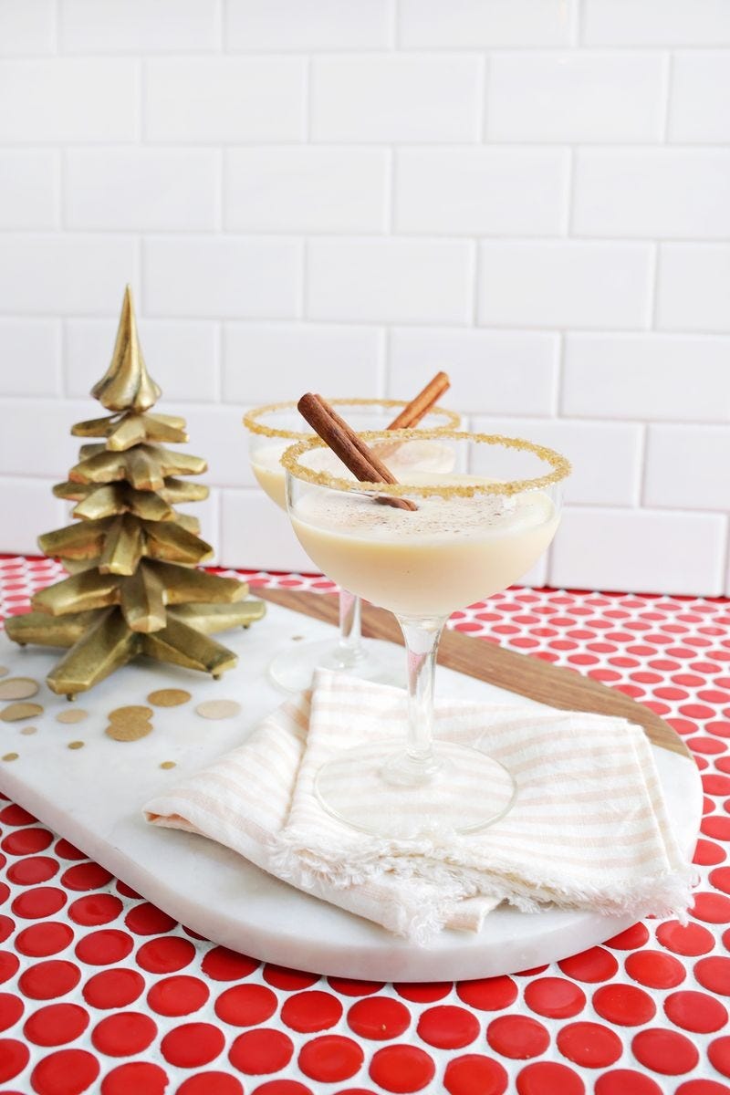eggnog christmas martini