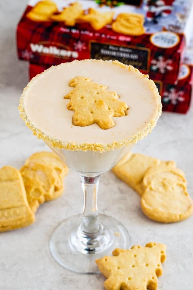 shortbread christmas martini