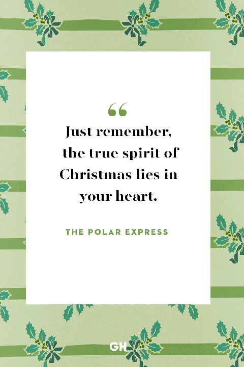 christmas movie quote by 'the polar express'