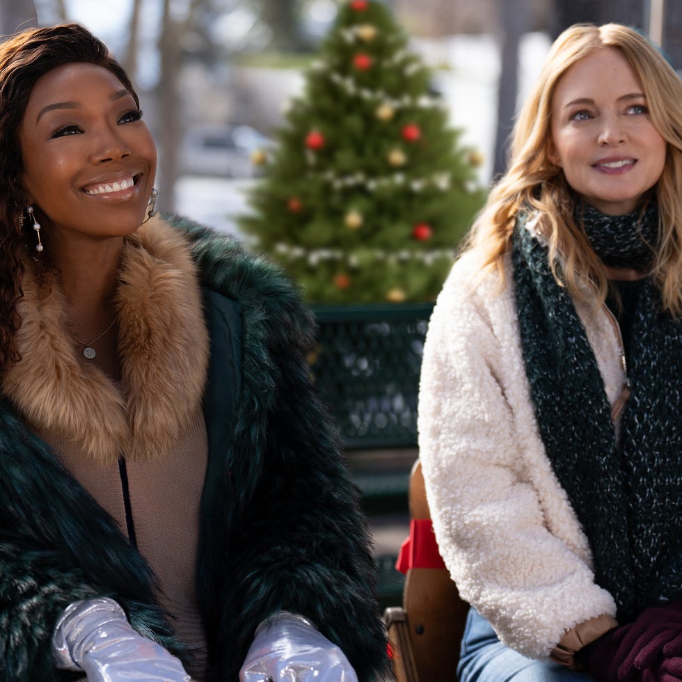 best christmas ever l to r brandy norwood as jackie, heather graham as charlotte in best christmas ever