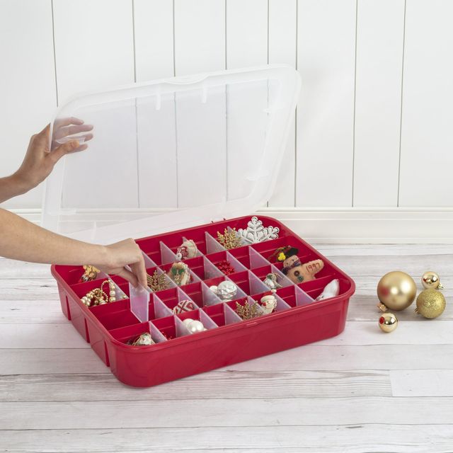 20 Best Christmas Ornament Storage Ideas - Holiday Storage Boxes