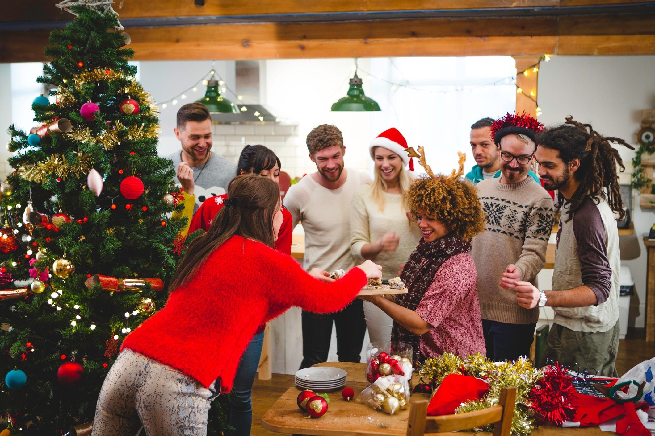 Christmas party images top