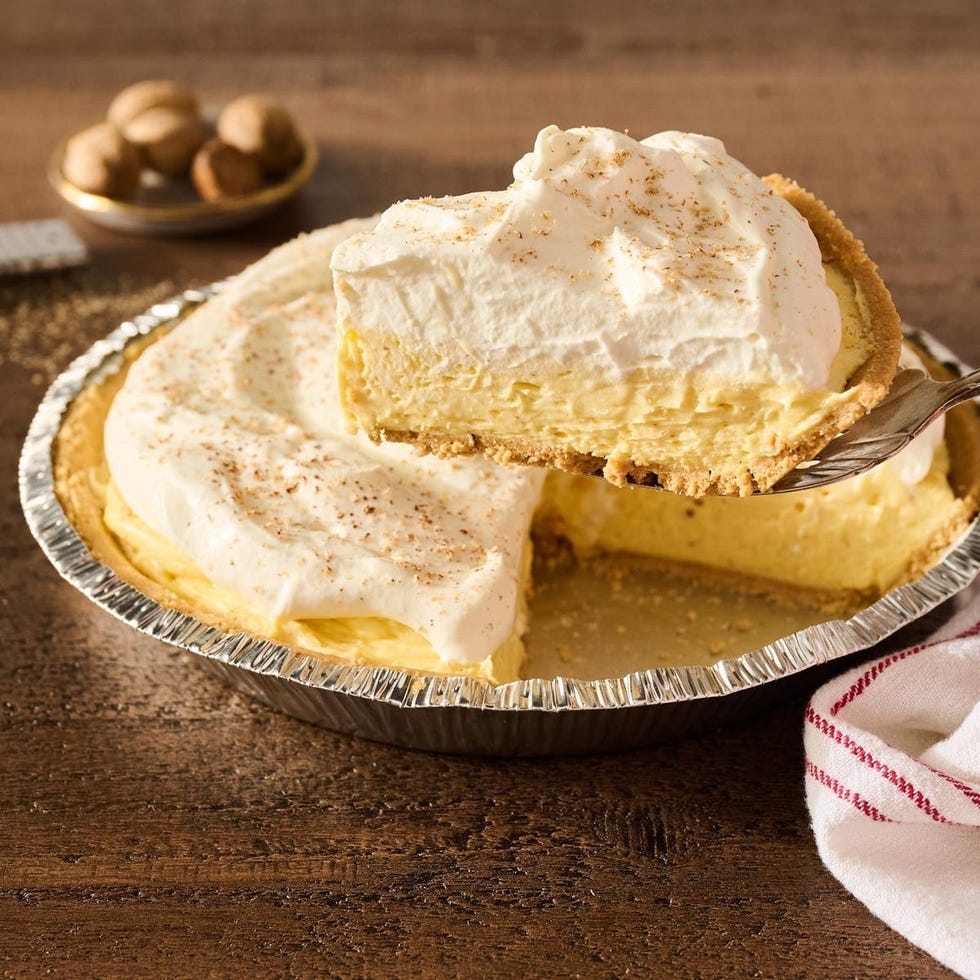no bake eggnog christmas pie