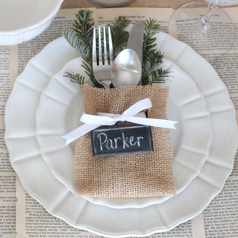 diy place setting