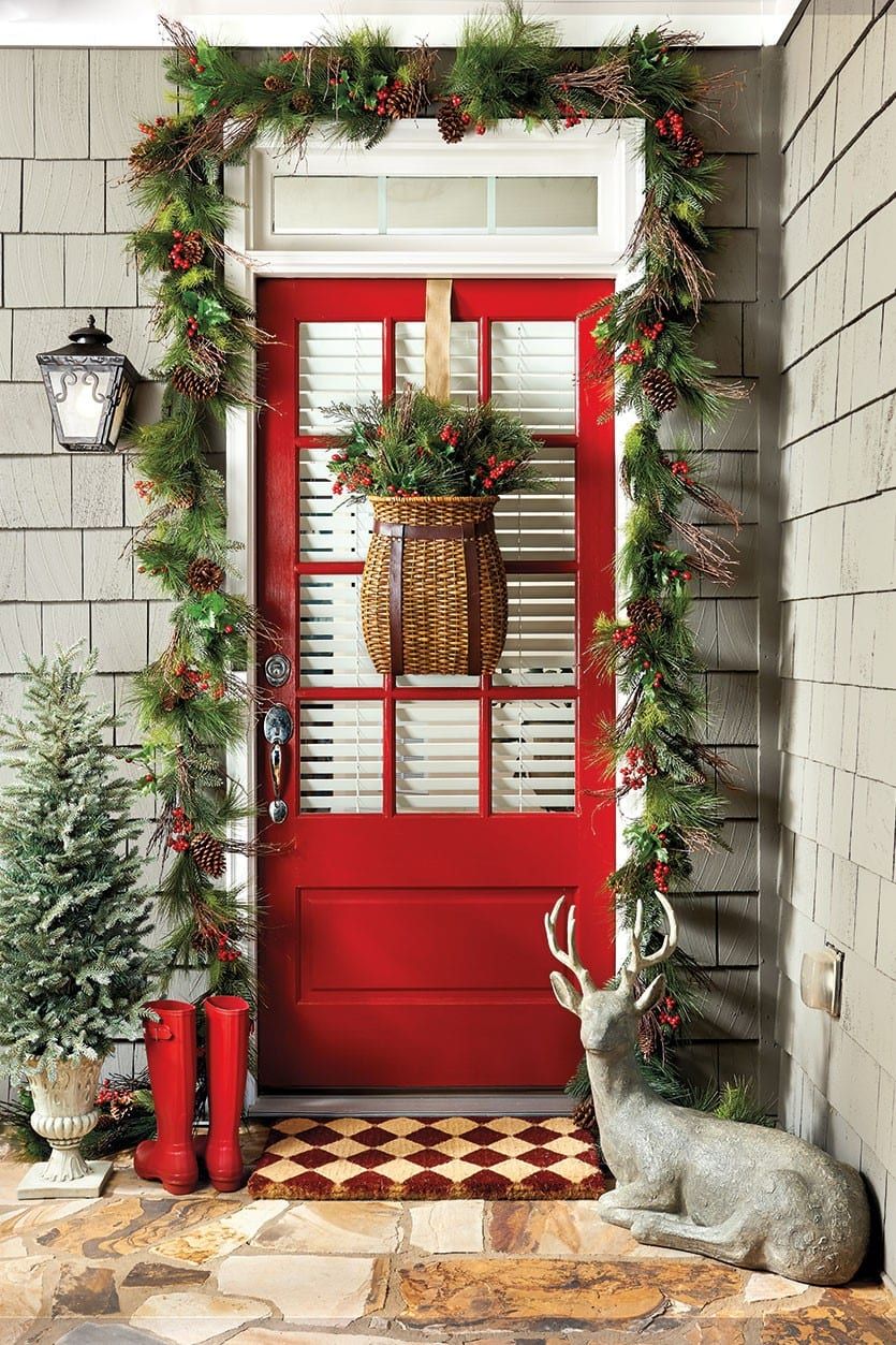 12 DIY Christmas Decorations Ideas for Front Porch That Will Leave Your