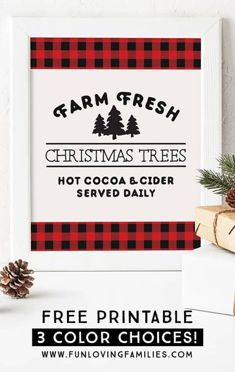 christmas printables tree farm