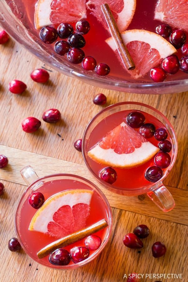 35 Best Christmas Punch Recipes - Holiday Big Batch Drinks