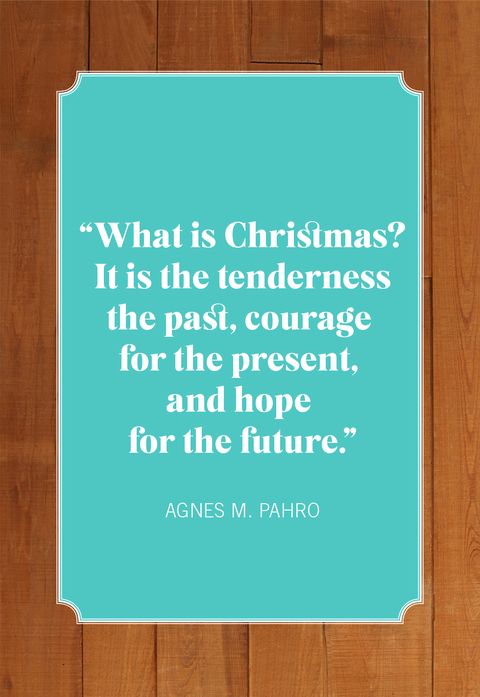 christmas quote by agnes m pahro