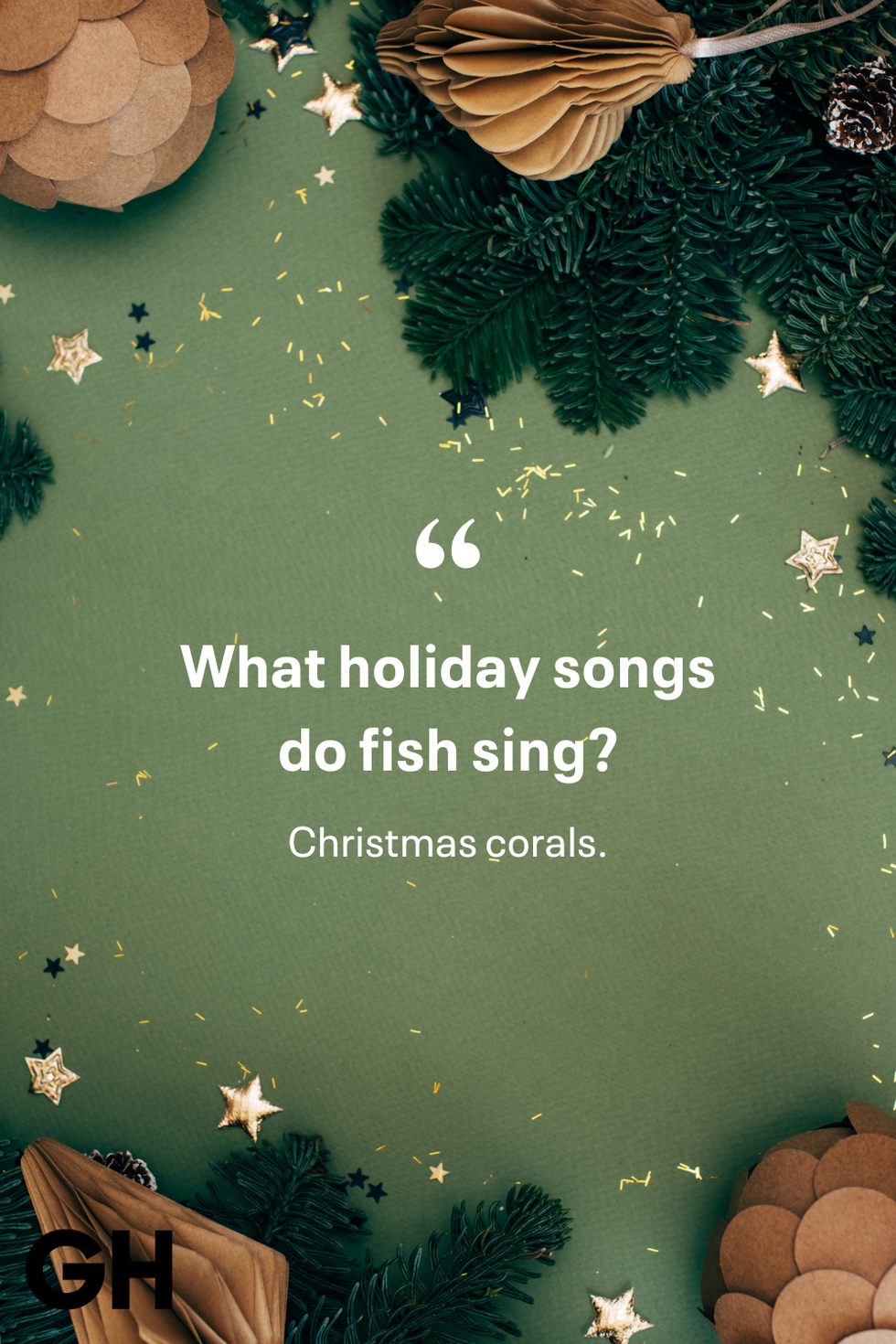 what holiday songs do fish sing christmas corals