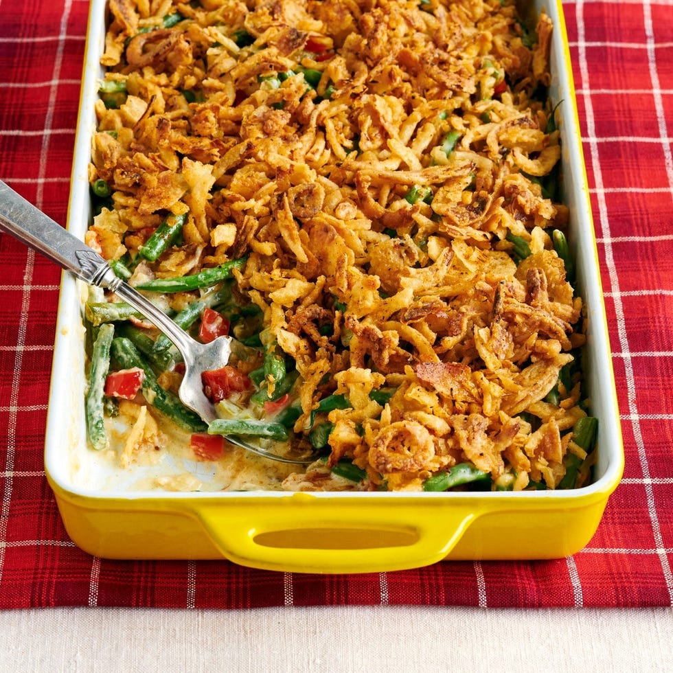 cajun green bean casserole christmas side dish