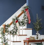 christmas stair decorations