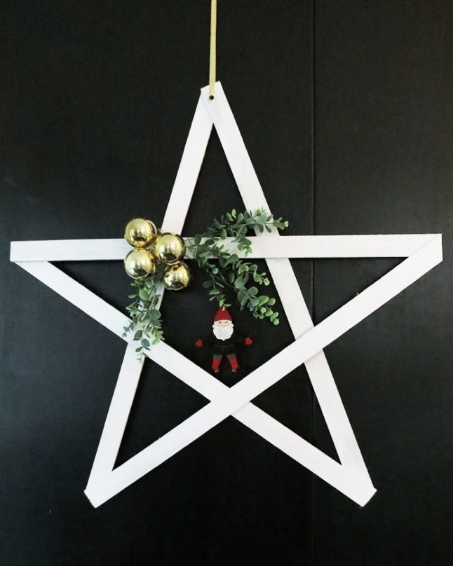 christmas star door decoration
