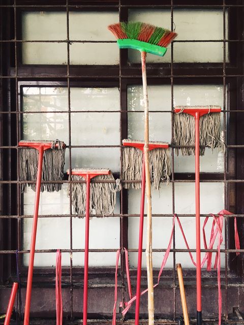 christmas traditions around world mops and brooms