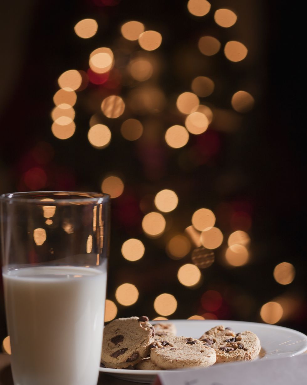 christmas traditions cookies and milk